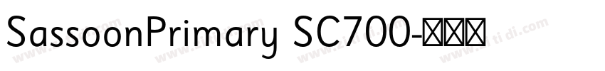 SassoonPrimary SC700字体转换